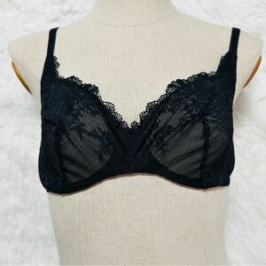 Uncommon Black Bra with Molded Cups and Underwire